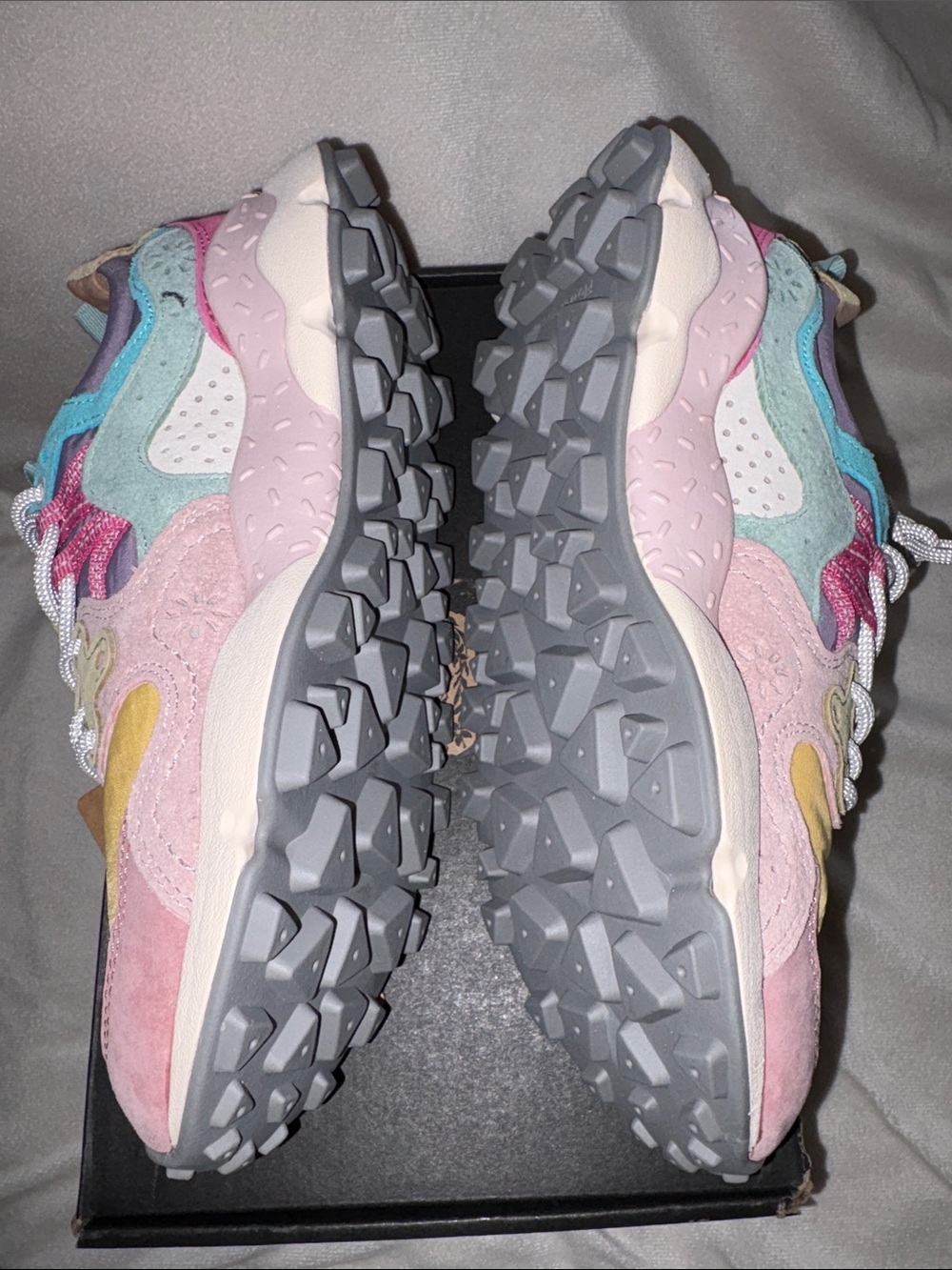 NWT Flower Mountain Yamano 3 Sneaker in Pink-Ocher-Light Pink - Picture 14 of 16